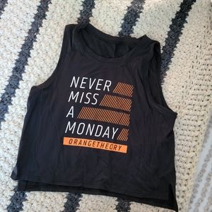 Lululemon Train to be, Orangetheory Tank